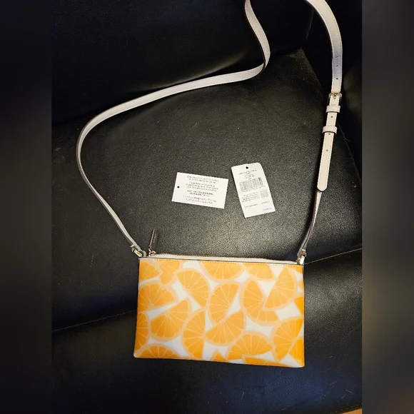 Kate Spade Sadie Orange Toss Crossbody Set Nwt *Sold Out Online And In Stores* - Picture 2 of 12